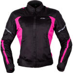 W-Tec Női nyári motoros kabát W-TEC Martix Lady M bővített fekete-rózsaszín (27153-M-2-P)