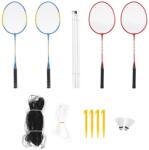 TAT Set badminton TAT 4 rachete cu husa si fileu (SD019) Racheta badminton