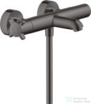 Hansgrohe AXOR Citterio E termosztátos kádtöltő csaptelep zuhanyszett nélkül, szálcsiszolt fekete króm 36140340 (36140340)