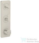 Hansgrohe AXOR CITTERIO C termosztátos falsík alatti kád /zuhany csaptelep, rozsdamentes acél hatású 49700800 (49700800)
