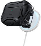 ESR Cyber Armor Halolock Apple Airpods Pro 1/2 Magsafe kompatibilis ütésálló tok, fekete
