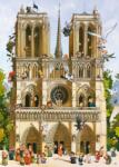 Heye - Puzzle Jean-Jacques Loup: Vive Notre Dame - 1 000 piese Puzzle