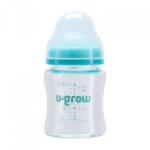 U-GROW Biberon de sticla 120 ml+2 tetine extra (UG0-04BS120) - shoppix