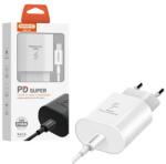 SOMOSTEL Incarcator iPhone iphone 15 Samsung Xiaomi , Cu cablu Type C PD 18W ALB (MC028162)