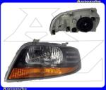 Daewoo KALOS 2003.01-2007.12 /T200, KLAS/ Fényszóró bal hosszú indexes (H4) (motor nélkül) DEPO /RENDELÉSRE/ 222-1112L-LDEM2