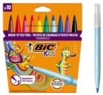 BIC Carioci lavabile Visaquarelle pensula 10 buc BIC Kids (BIC8289641)