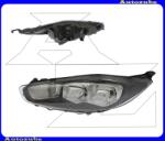 FORD FIESTA MK6 2013.02-2017.05. Fényszóró bal fekete házas (H7/H15/W5W/PY21W) motorral DEPO 431-11B9LMLDEM2