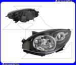 RENAULT TWINGO 2 2007.08-2011.12 Fényszóró bal fekete házas (H4) (motor nélkül) DEPO 551-1173L-LDEM2
