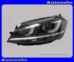 VW GOLF 7 2012.10-2016.10 /5G/ Fényszóró bal Bi-XENON (D3S/H7/H21W) kanyarkövetős, nappali fénnyel, motorral (izzó és elektronika nélkül) DEPO 441-11J2LMLEHM2