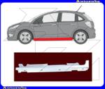 CITROEN C3 2 2010.01-2013.02 /SC/ Küszöb bal "5 ajtós" (külső javítólemez) KLOKKERHOLM 0531011