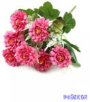  Nyílt krizantém 7 ágú csokor 32 cm - Pink