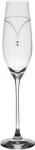 D&D Kristály pohár swarovski dísszel pezsgő 210ml átlátszó 2 db-os (8588006988468)