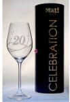 D&D Üveg pohár swarovski dísszel bor 360ml Celebration 20yr (8588006068900)
