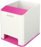 LEITZ Suport instrumente de scris cu amplificare sunet, roz metalizat, WOW, Leitz E53631023 (53631023)