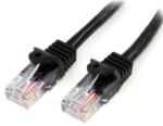 StarTech - 45PAT5MBK UTP CAT5e Patch kábel 5m Fekete (45PAT5MBK)