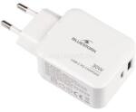 Bluestork Telefon töltő - PW-NB-30-C-A/2 (USB-C, USB-A, 30W, fehér) (PW-NB-30-C-A/2) (PW-NB-30-C-A/2)