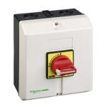 Schneider Electric TeSys Mini-Vario - VCF3GE - Komplett tokozott fő - és vészleállító kapcsoló 50A (VCF3GE)