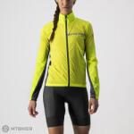 Castelli SQUADRA STRETCH női kabát, neonsárga (XS)