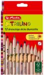Herlitz Creioane colorate Trilino Jumbo triunghiulare Herlitz, 12 culori (10412062)