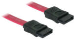 Delock DL84208 SATA 3Gb/s 50 cm-es egyenes / egyenes csatl. összekötő kábel piros (84208)