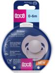 LOVI Lovi, Prime, suzeta dinamica din silicon, 0-6 luni, Violet, 1 buc