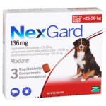Merial NexGard XL comprimate masticabile, 25-50 kg, 3 comprimate