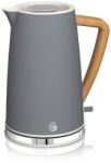 Swan Cana electrica Swan SK14610GRYN, 3000W, 1.7L, Otel inoxidabil, Filtru lavabil, Gri (SK14610GRYN) Fierbator