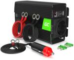 Green Cell Power Inverter feszültségátalakító 24V-ról 230V-ra, 500W/1000W, módosított szinuszos (INV04DE)