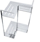 Bemeta Cytro dupla sarok szappantartó 355x375x240 mm, króm 146208222 (146208222)