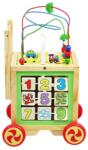 toy - Antepremergator din lemn, Cub educativ, diverse activitati (J85512)