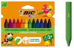BIC Creioane cerate plastifiate Plastidecor triungh 12 buc BIC Kids (BIC8297733)