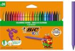 BIC Creioane cerate plastifiate Plastideco 24 buc BIC Kids (BIC8297724)