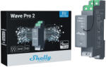 Shelly Qubino Wave PRO 2 két áramkörös, DIN-sínre illeszthető okosrelé, Z-Wave protokoll kompatibilis (ALL-REL-WAVEPRO2) - otthonokosabban