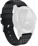  Csereszíj Carneo 22 mm - fekete perforált