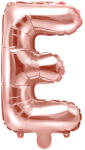  Fólia lufi betű ''E'', 35cm, rózsaarany (FB2M-E-019R)