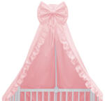 MimiNu Baldachin pentru patut, MimiNu, 210x145 cm, Colectia Royal, Powder Pink (6426972010375)
