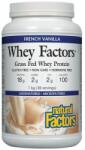 Natural Factors Whey Factors® Grass Fed Whey Protein | Vanilla [1000 грама] Ванилия