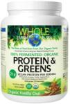 Natural Factors Whole Earth & Sea | 100% Fermented Organic Protein and Greens, Chocolate [656 грама] Шоколад