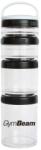 GymBeam 4 Stak Black - Powder Container [1 бр. ] Черен