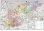 Mapmedia Карта на Северен централен район (b202)