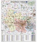 Mapmedia Карта на област Габрово (r110)