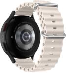 FORCELL F-DESIGN FS01 Samsung Watch 22mm szilikon szíj, bézs