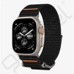 Spigen DURAPRO FLEX pótszíj (egyedi méret, nagy, textil, állítható) FEKETE/NARANCSSÁRGA