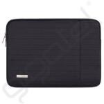Silverline CANVASARTISAN LAPTOP tok (univerzális, 14" méret, 373x265x24mm, cseppálló, plüss belső, prémium) FEKETE
