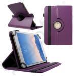 Silverline Tok álló, bőr hatású (univerzális, FLIP, asztali tartó, 360°, 9-10" méret, ceruzatartó) LILA