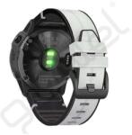 Silverline Pótszíj (egyedi méret, 22mm, bőr hatású, QuickFit csatlakozás) VILÁGOSSZÜRKE