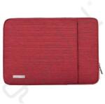 Silverline CANVASARTISAN LAPTOP tok (univerzális, 12" méret, 330x231x24mm, cseppálló, plüss belső, prémium) PIROS