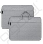 Dux Ducis LBTC kézitáska álló LAPTOP/NOTEBOOK/TABLET (univerzális, textil, kézpánt, 14-15.4" méret) VILÁGOSSZÜRKE - extratelgsm