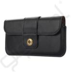 Silverline Tok fekvő, bőr hatású (univerzális, övre fűzhető, 5.5" - 6.7" méret) FEKETE