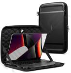 Spigen tok fekvő, textil LAPTOP/NOTEBOOK/TABLET (univerzális, cseppálló, cipzáras, 16") SZÜRKE Apple MacBook Pro 16
